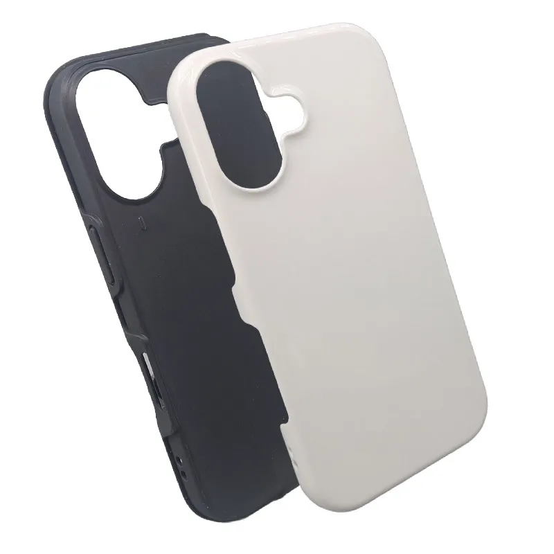 

Factory Direct Wholesale 3D 2-in-1 Coated Phone Case Blank Suitable for IPhone 17 Series Phone Cases.20pieces/a lot