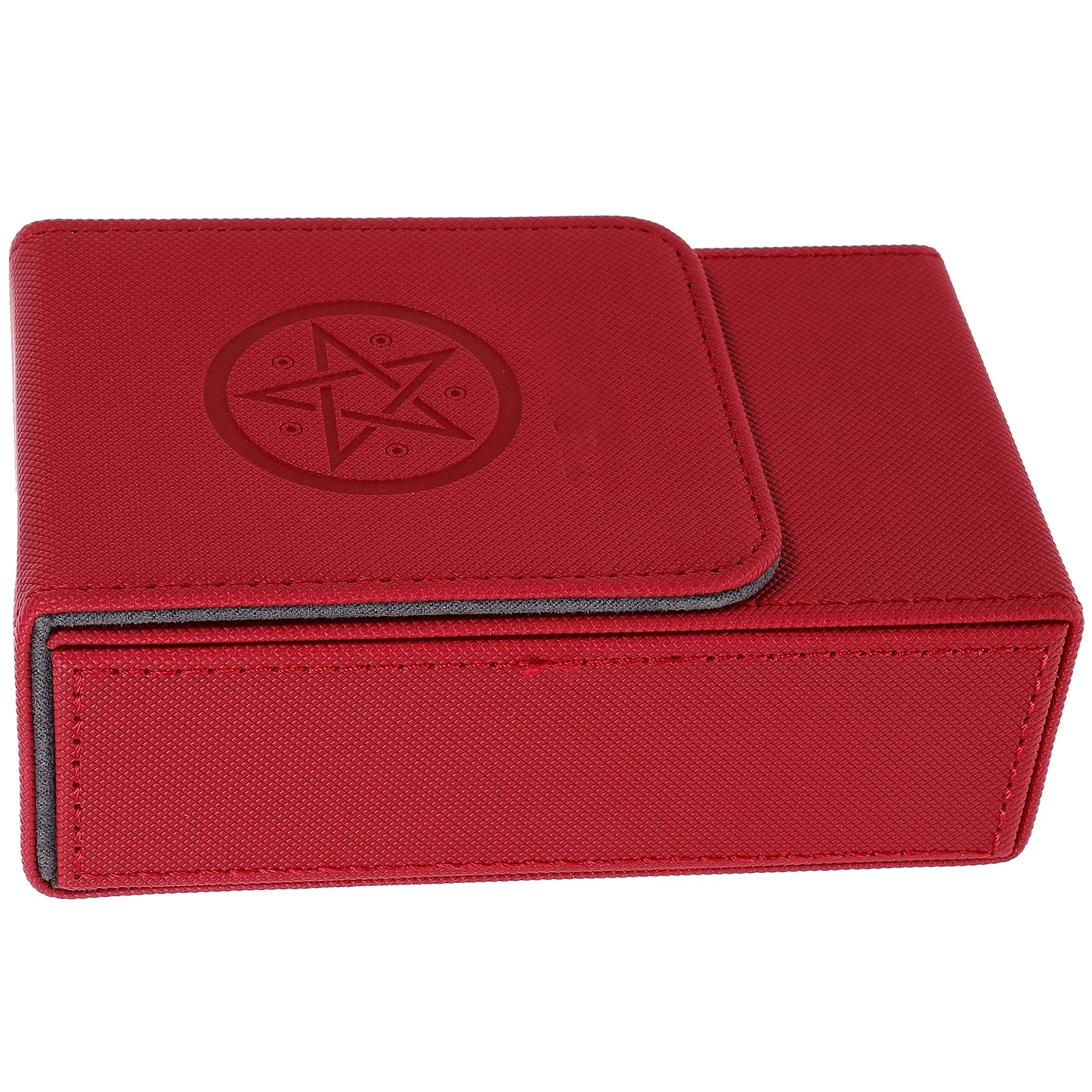 Paper Card Storage Box Portable Tarot Storage Container Waterproof Rectangular Holder For Diary Envelope Postcard Pu Case