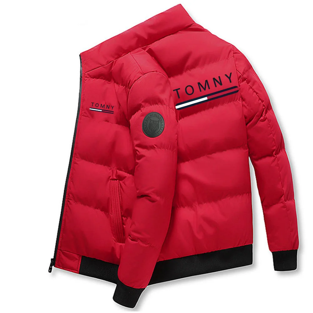 Men's Fashion Thickened Jacket, New Autumn and Winter Warm and Waterproof Parka Coat, Men's Casual and Fashionable Jacket, Outer