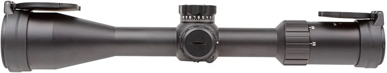 Shockproof Waterproof Fogproof Precise Black Hunting Rifle Scope - Flip-Back Lens Caps & Throw Lever Included