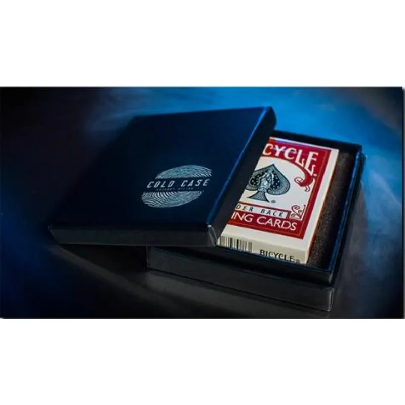 Cold Case von Greg Wilson (Gimmick und Anleitung) Nahaufnahme Zaubertricks Lustige Illusionen Karte Zauberrequisiten Kartenbox Farbwechsel