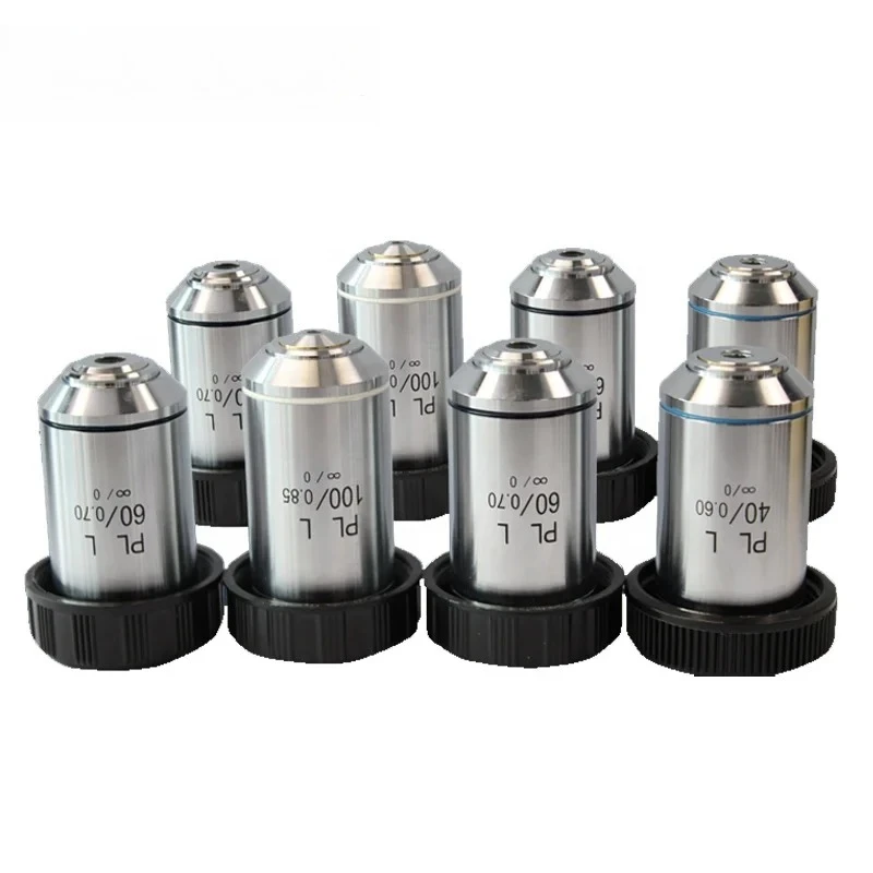 PLL 100X Infinity-plan corrigé lentilles d'objectif de Microscope métallurgique achromatique objectifs de Microscope