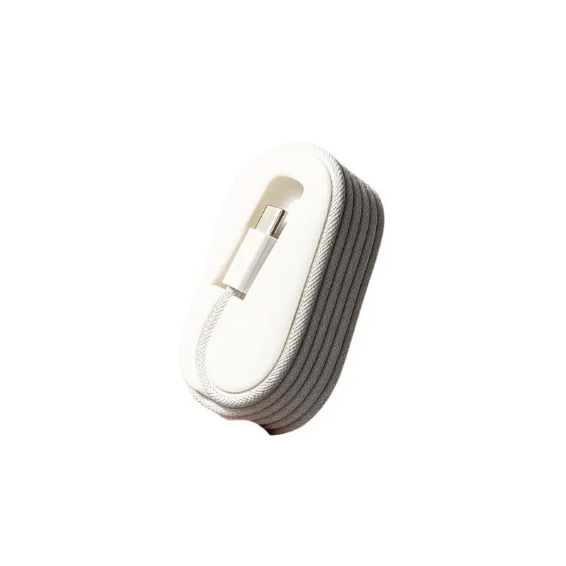 Portable Cable Winder Organizer Durable Cord Keeper for 1m Braided Data Cable Office Worker Desktop Storage