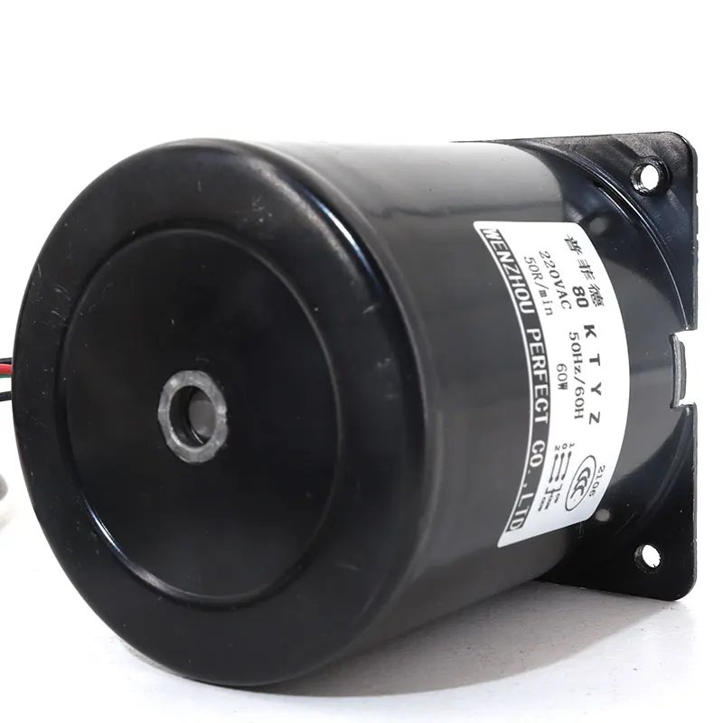 Imagem -02 - Ímã Permanente Síncrono Motor Motor de Engrenagem de Baixa Velocidade cw Ccw 80ktyz 60w 220v ac 2.5 Rpm Rpm 10rpm 15 Rpm 20 Rpm 30 Rpm 50 Rpm 60 Rpm