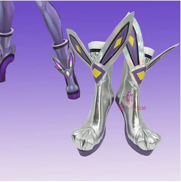 

Game LOL Battle Bunny Miss Fortune Cosplay Shoes Boots Halloween Party Role Play Custom Made Rootless Boots High heels