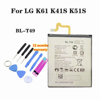 High Quality 4000mAh BLT49 BL-T49 Replacement Battery For LG K61 K41S K51S LMQ630EAW LMK410BMW LMK510BMW Phone Battery + Tools