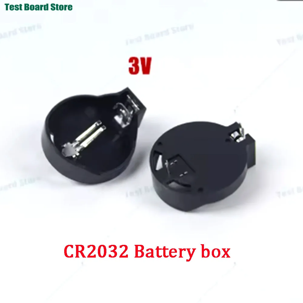 

10-100PCS Environmental protection material CR2032 Coin Cell Battery Holder Case Black Coin Cell Button Battery box