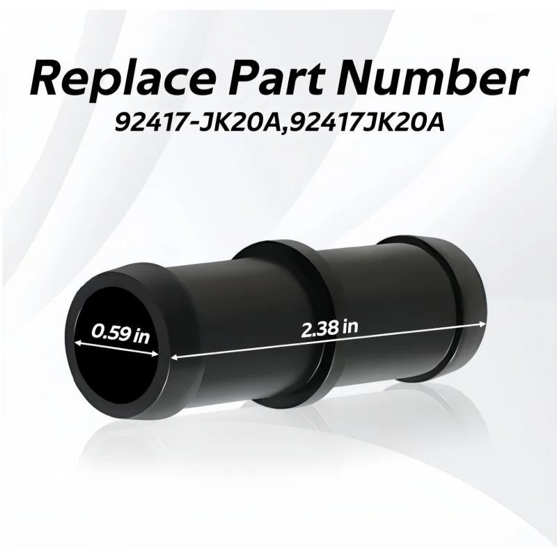 92417-JK20A الألومنيوم سخان خرطوم موصل تركيب محول 3/4 ''متوافق مع نيسان 370Z إنفينيتي G35 G37 QX50 Q60 Q70 #3