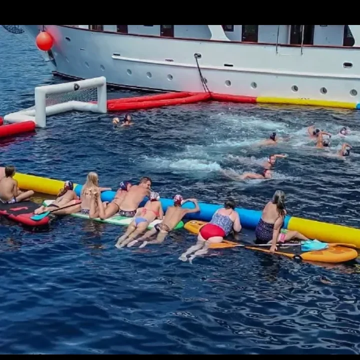 Xiaobe Hot Sales Inflatable Beach Water Polo Court Floating Water Football Field Sport Water Games for Adults2025