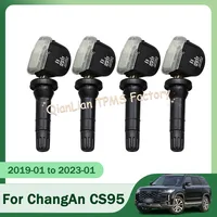 Sensor de supervisión de presión de neumáticos para ChangAn CS95 CS85 Hunter F70 Alsvin M60 EM60 Lantazhe 4 Uds 433MHz 3601010 -Sensor TPMS BS01