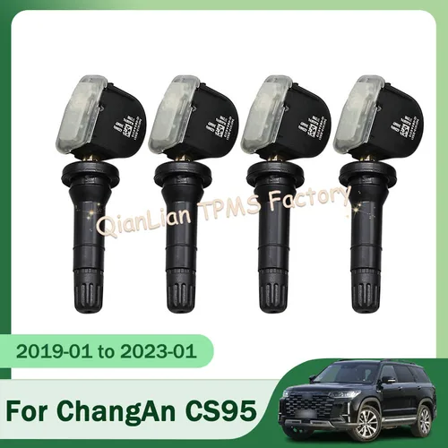 Sensor de supervisión de presión de neumáticos para ChangAn CS95 CS85 Hunter F70 Alsvin M60 EM60 Lantazhe 4 Uds 433MHz 3601010 -Sensor TPMS BS01