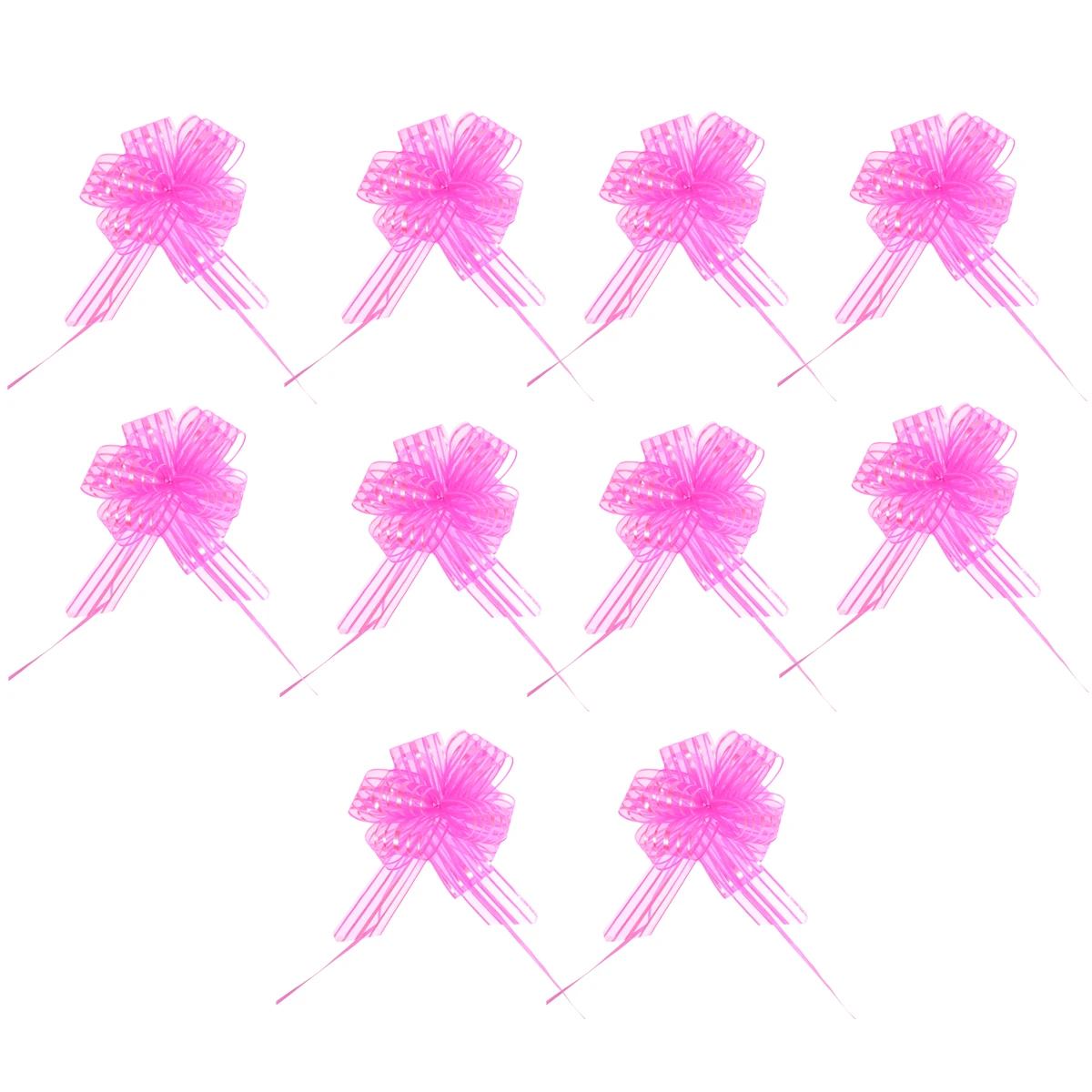

10 Pcs Christmas Hand Drawn Flower Ball Baby Proposal Decoration Wedding Gifts Bows