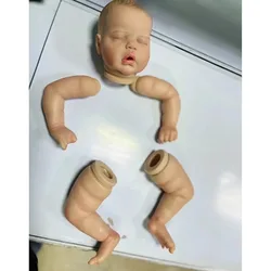22inch Reborn Doll Kit Alexis Already Painted Kit Lifelike 3D Skin Tone Soft Touch Doll Parts with Cloth Body