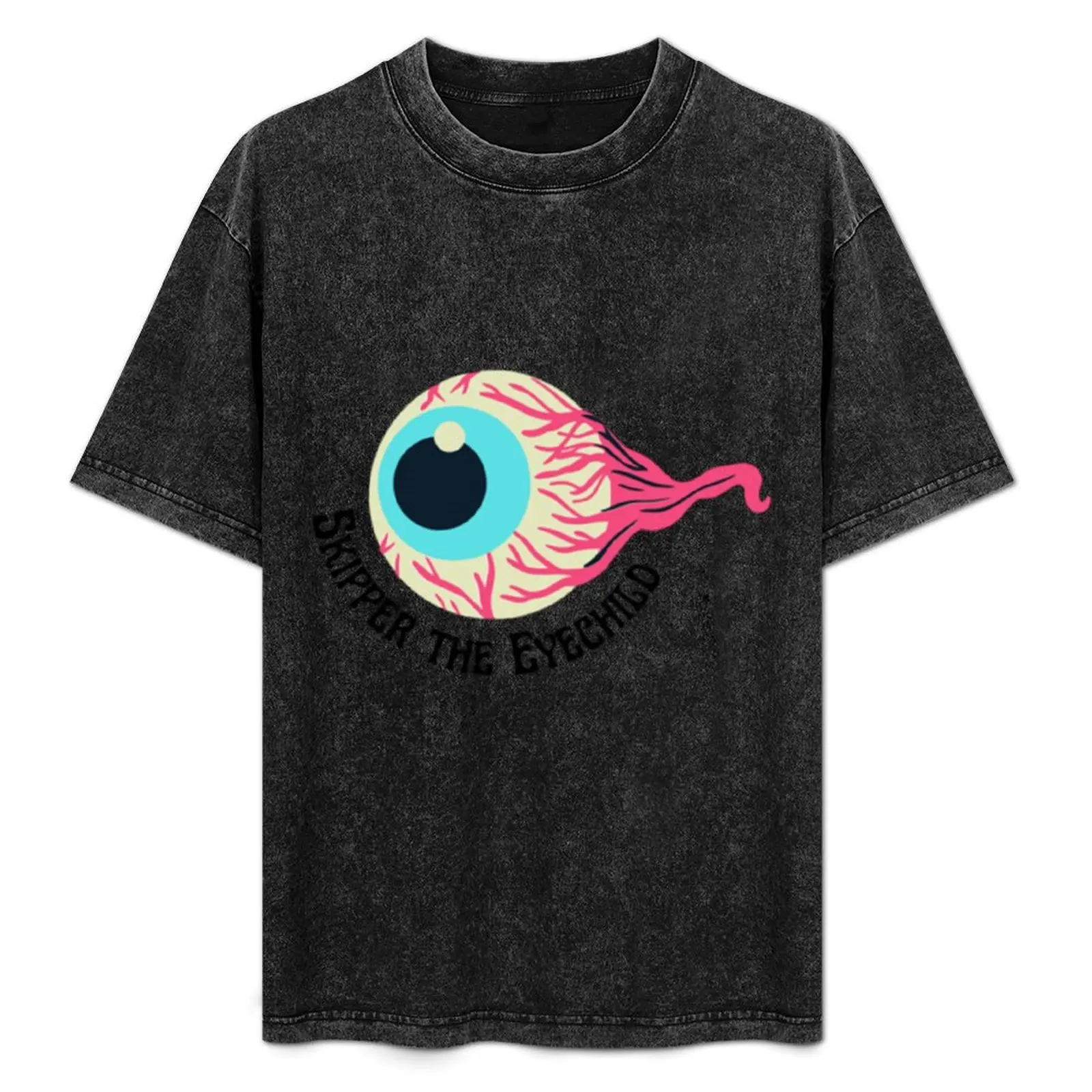 

Large Skipper the Eyechild Garth Marenghi’s Darkplace T-Shirt Work Wear Breathable Tee