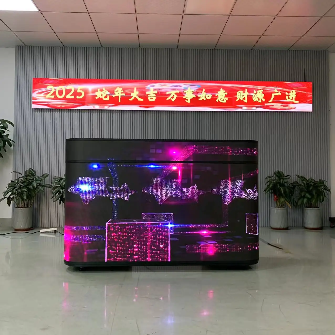 Led Dj Booth Indoor Full-Color LED Display for Music Festivals Night Bars-DJ Booth LED Display Digital Poster - view 3