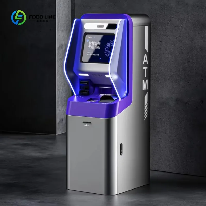 

Android-Based Metal ATM Machine with Multi-Functional Cash Dispenser Deposit Withdraw Self Service Terminal