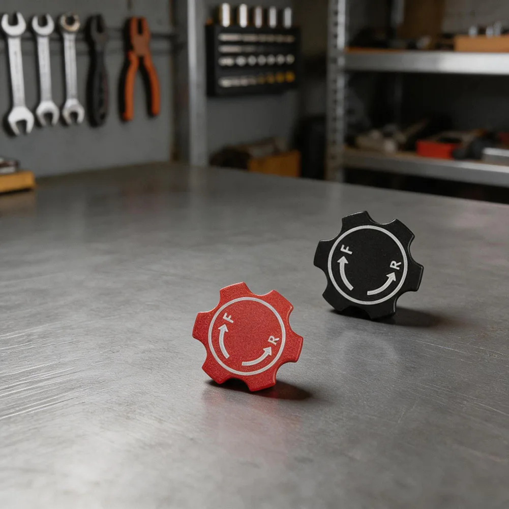 2 Pack Magnetic Reversible Ratchet Knob For Ratchet Wrench 1 Click Direction Change Twist Button Tool With Cleaning Kit