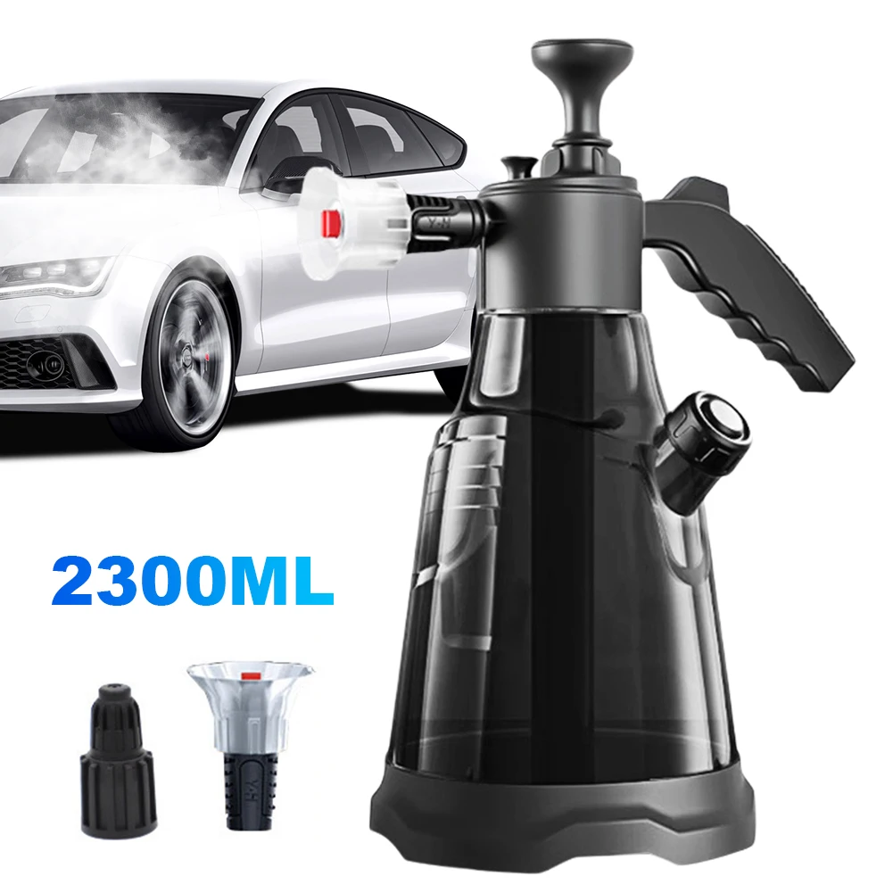 

Ручной распылитель пены с ручным насосом 2,3 л, распылитель пены высокого давления для мойки автомобилей, ручной распылитель пены, ручной распылитель для мойки автомобилей