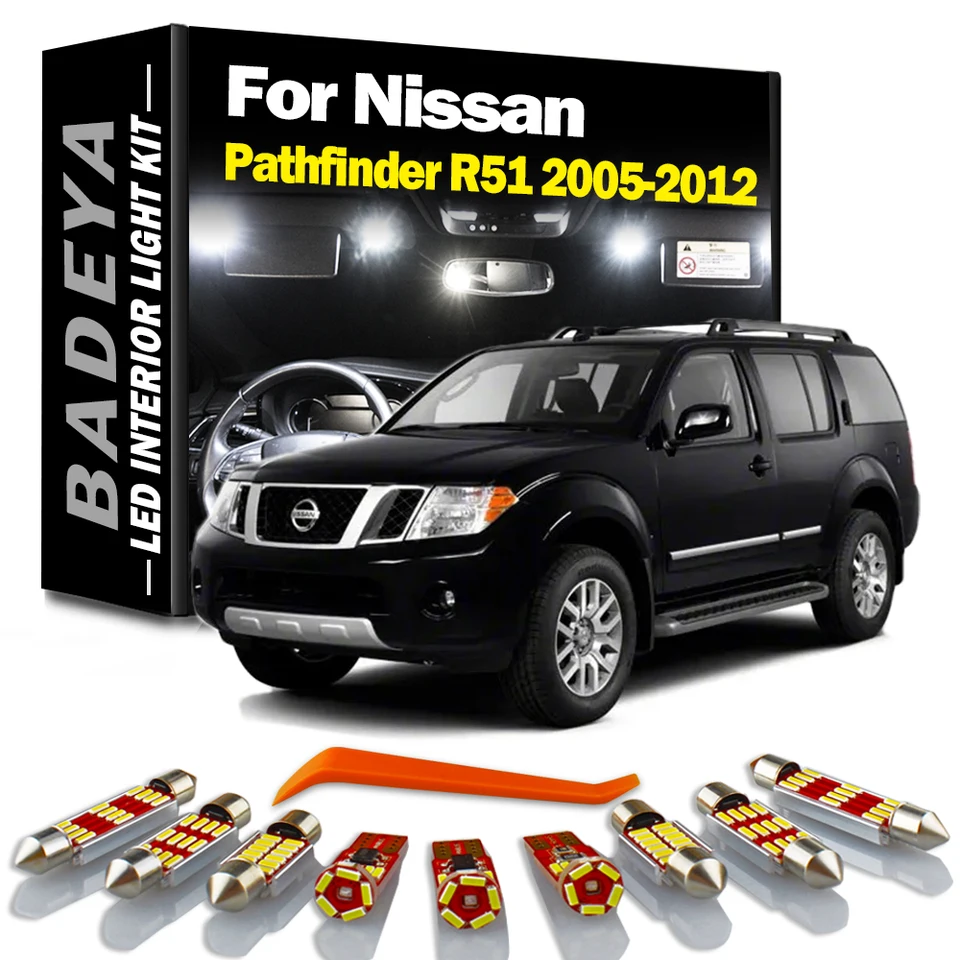 BADEYA 15Pcs For Nissan Pathfinder R51 2005-2009 2010 2011 2012