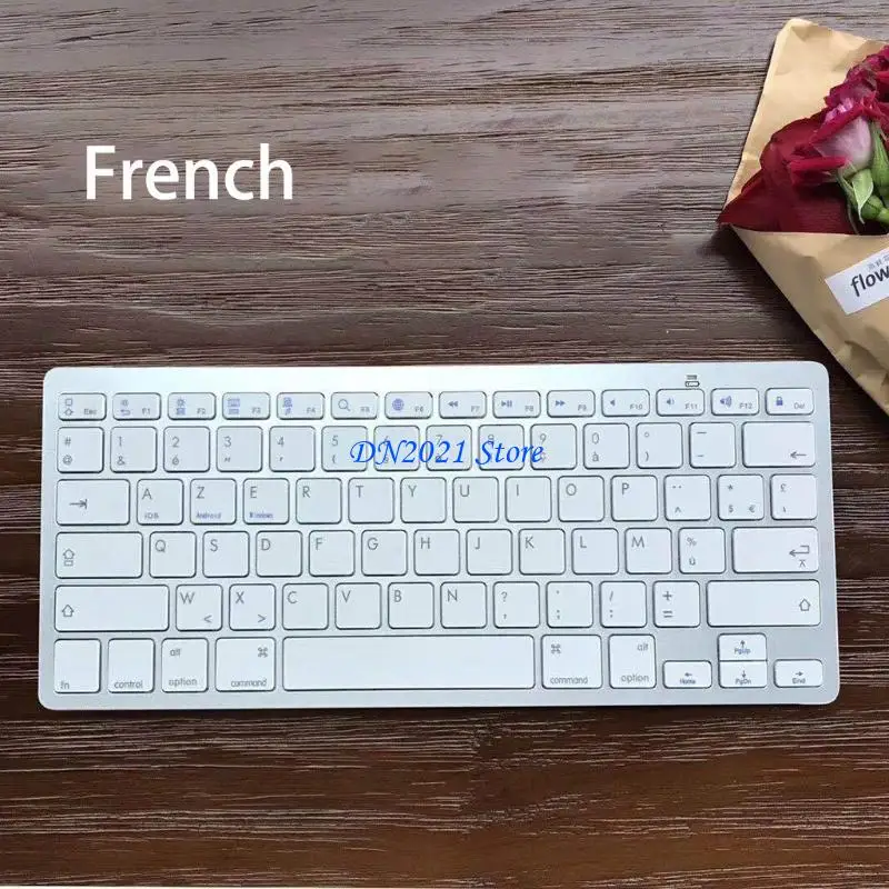 

F3KE Беспроводная Bluetooth-совместимая клавиатура на русском/испанском/корейском/английском языках для планшетов