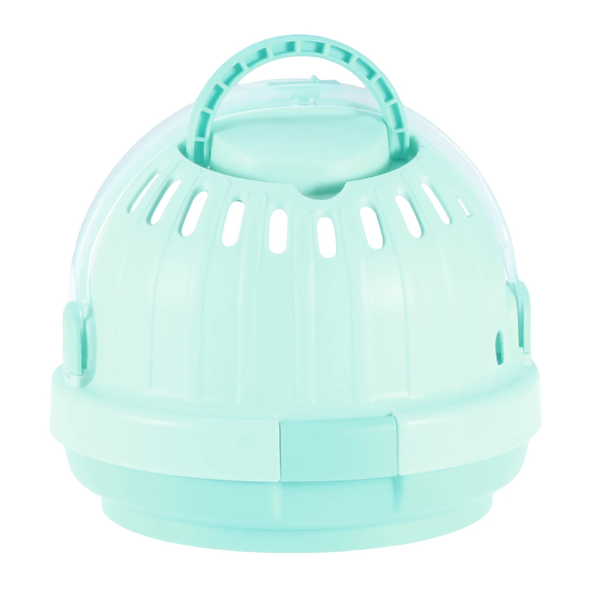 

Pet Hamster Transparent Cage Small Animal Portable Box Drinking Bottle Light Green Multifunction Design Safe Material Outdoor