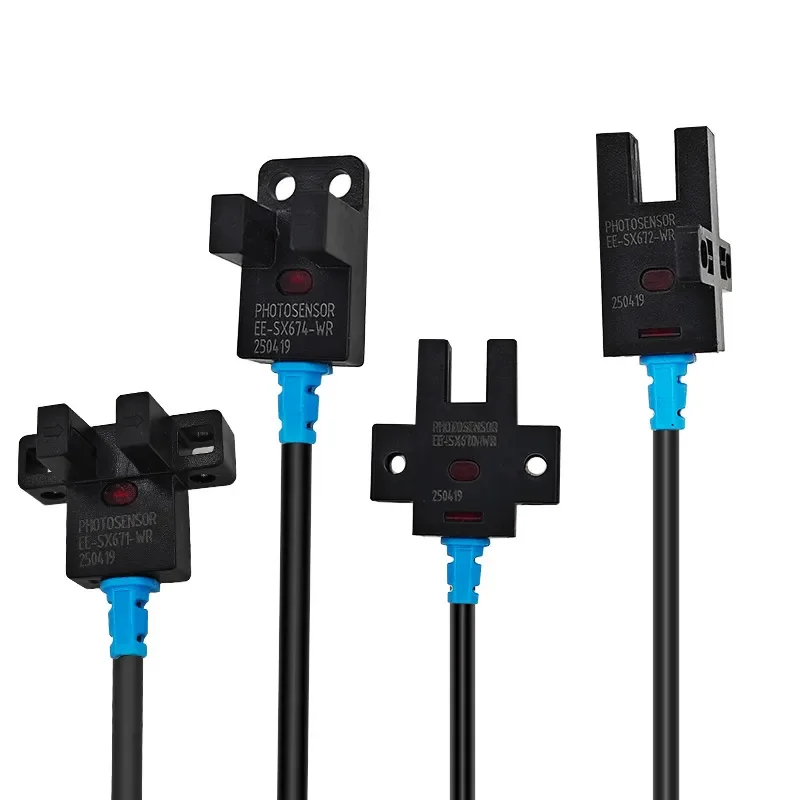 EE-SX670 671 672 674-WR with Wire Photoelectric Switch U-Shaped Photoelectric Switch Limit Sensor