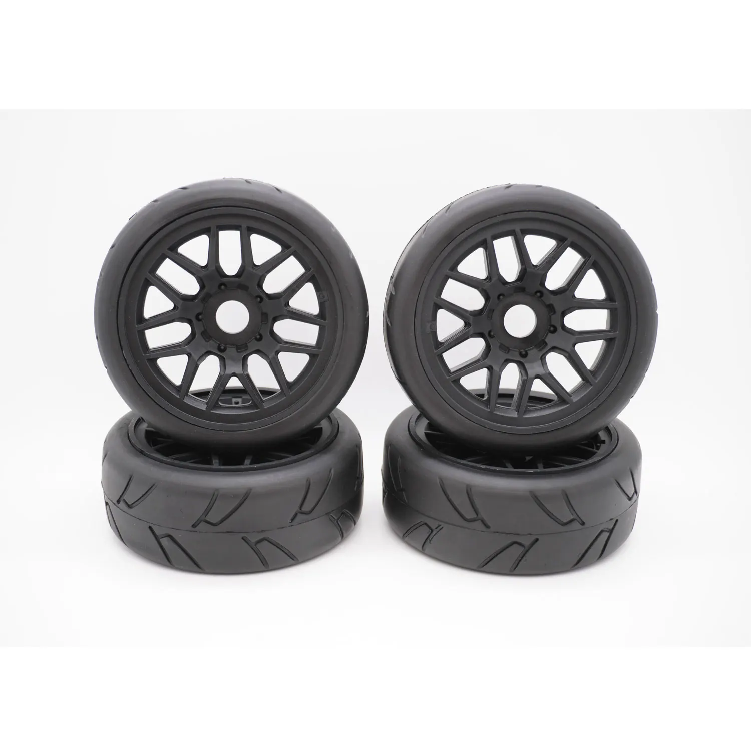 YSIDO 4 pièces roues en caoutchouc pneus 17mm hexagone pour 1:8 RC voiture de course tout-terrain TRAXXAS HPI WR8 HSP Hobao ARRMA Redcat Losi Kyosho VRX