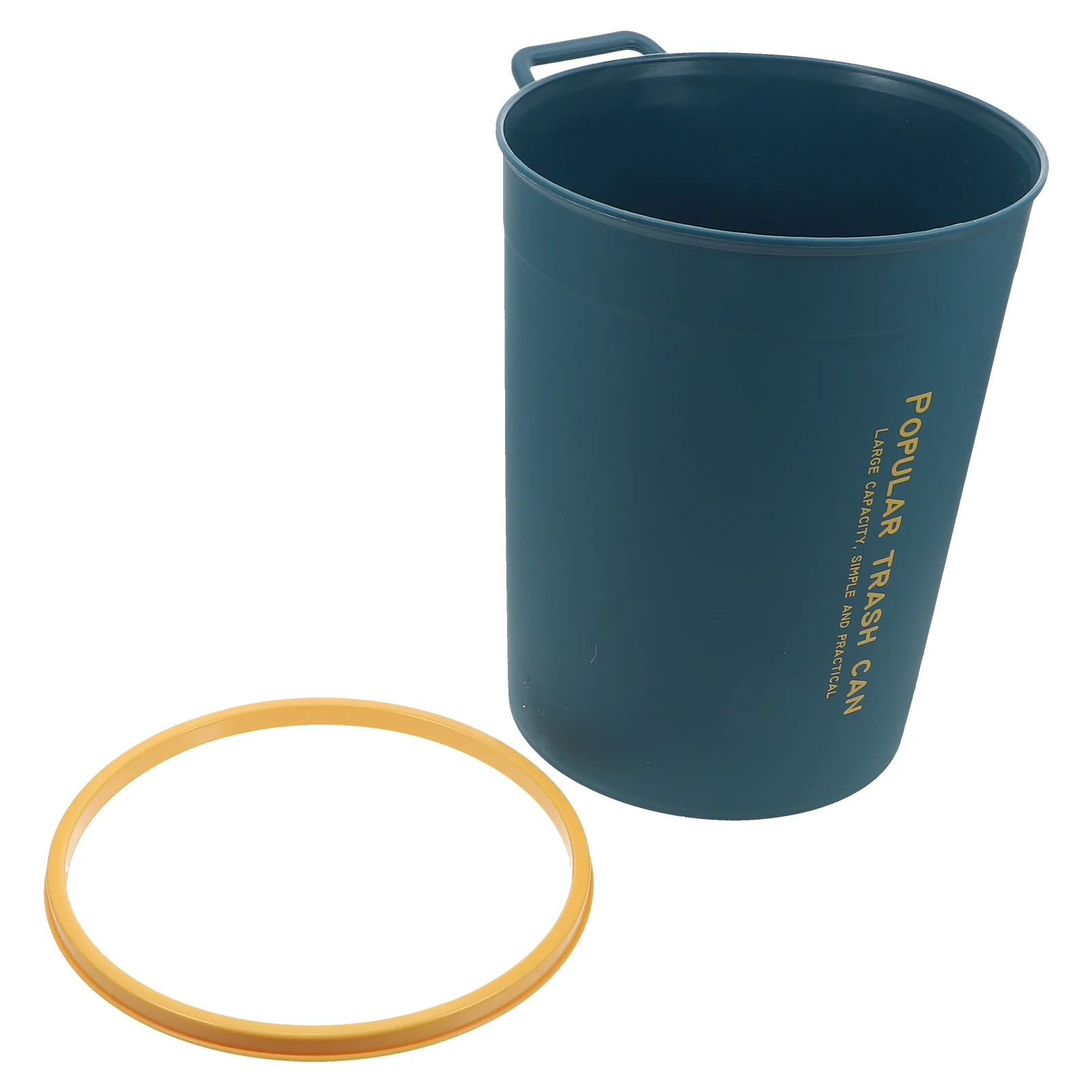 

1pc Round Garbage Can For Bathroom Kitchen Household Simple Waste Paper Basket Trash Recycling Bin Storage Container Dustbin