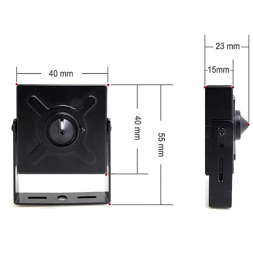 Imagem -05 - Mic Áudio Cone Lente Metal ip Mini Câmera Onvif Digital Completo Rj45 ai Face Detecção de Movimento 5mp 4mp H.265 hd 40*40 Icsee