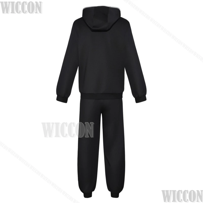 Yuji Anime Itadori The Culling Shimetsuu Kaiyuuu Game Cosplay Black Uniform Man Clothes Pink Wig Halloween Nvidad Carnaval view 4