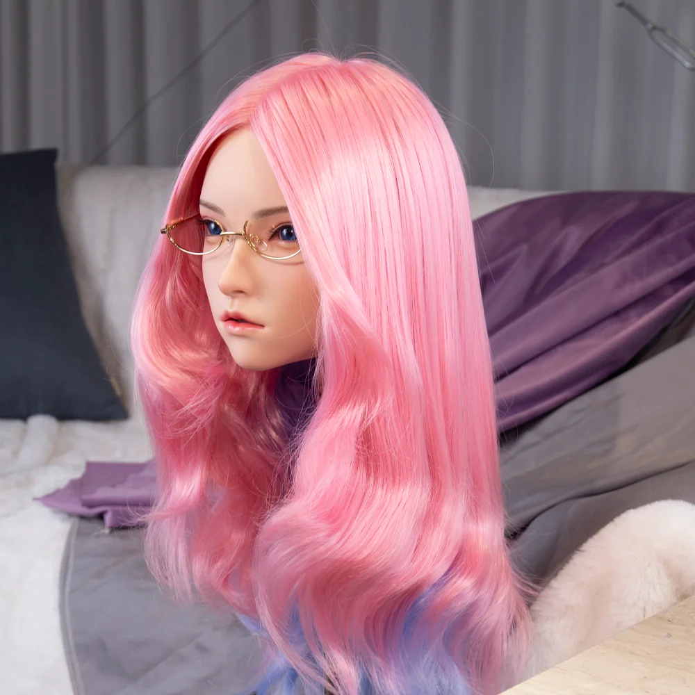 نموذج الرأس الأنثوي الجديد فائق البارد، نسخة 1:1 من نموذج رأس أنثى، رائع للغاية، مصنوع من مادة السيليكون، ناعم ومرن #6