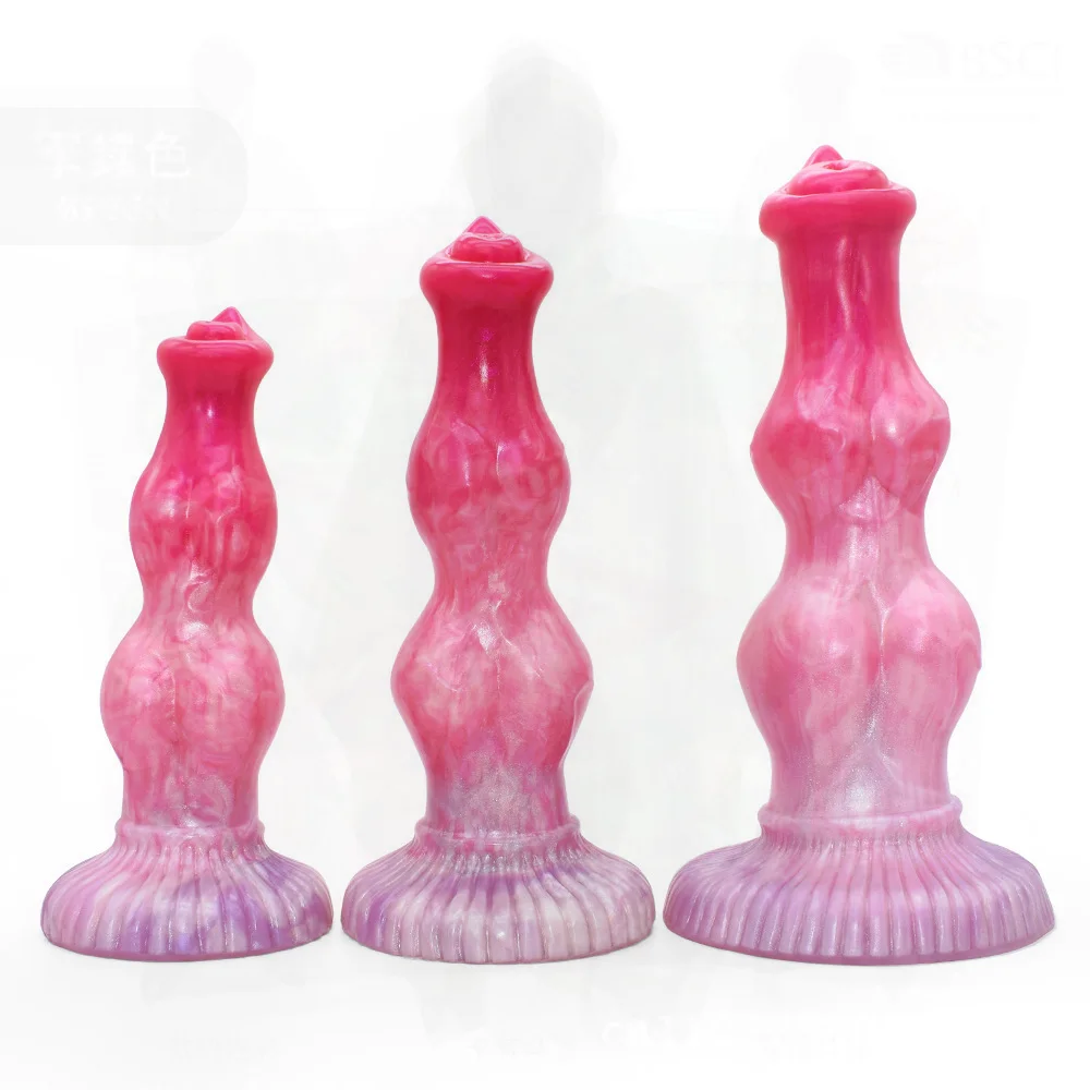 محاكاة الحيوان دسار مجموعة-الحصان الذئب الكلب الديك لمحة الجنس لعب الكبار للاستمناء الخاص السائل هلام السيليكون PW الخوخ