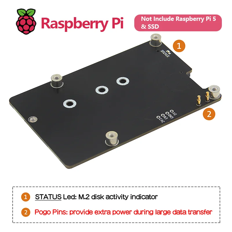 Imagem -02 - Geekworm X1002 Pcie para Placa Nvme com Caixa Metálica P580 para Framboesa pi 5