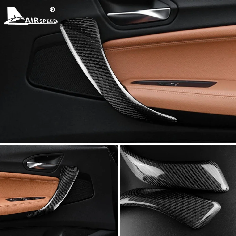 

Dry Carbon Fiber For BMW 1 3 Series F20 F21 F30 F31 F34 F35 F36 Car Door Pull Handle Protective Cover Trim Interior Accessories