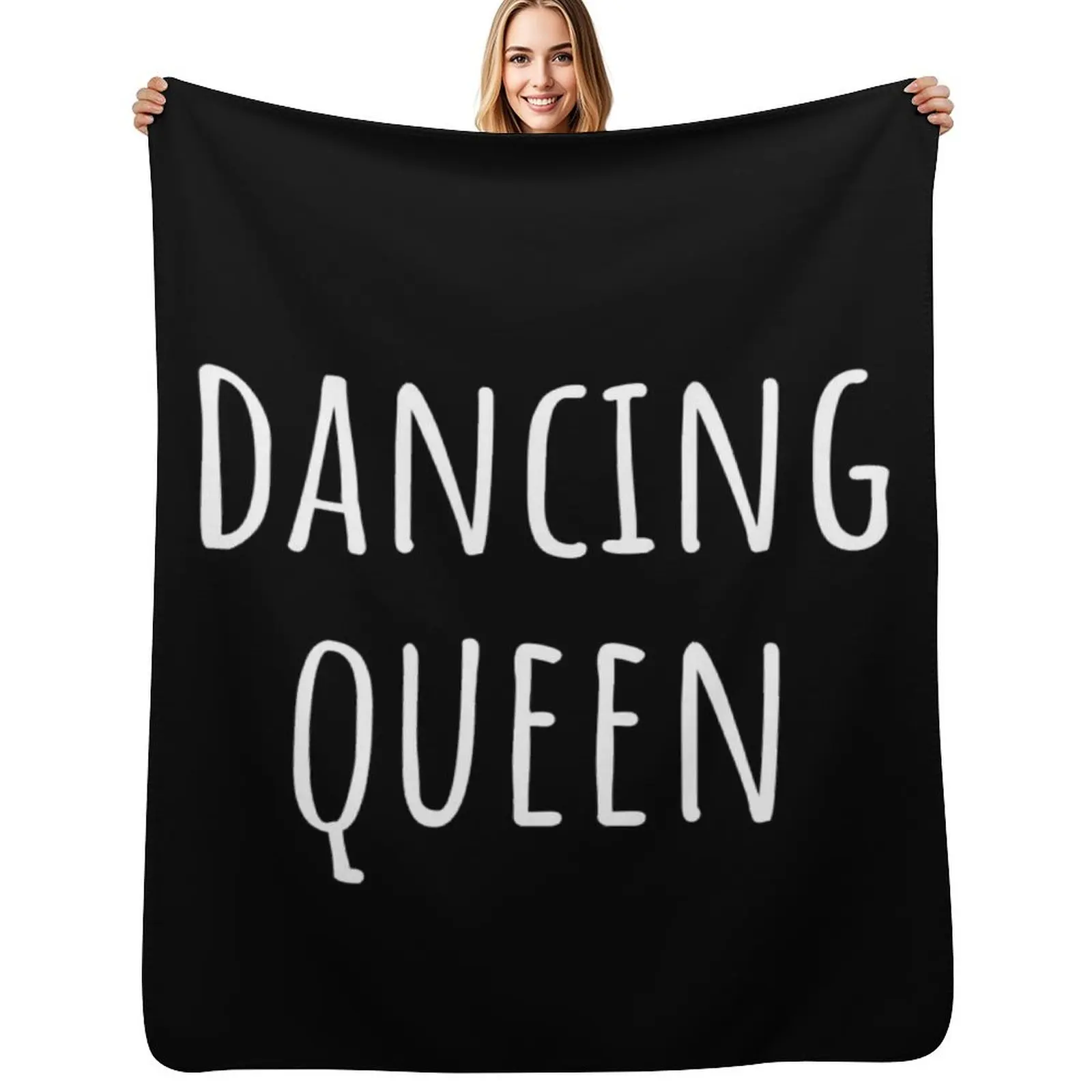 

Dancing Queen Throw Blanket Soft Big Personalized Gift Furrys Bed Fashionable Blankets