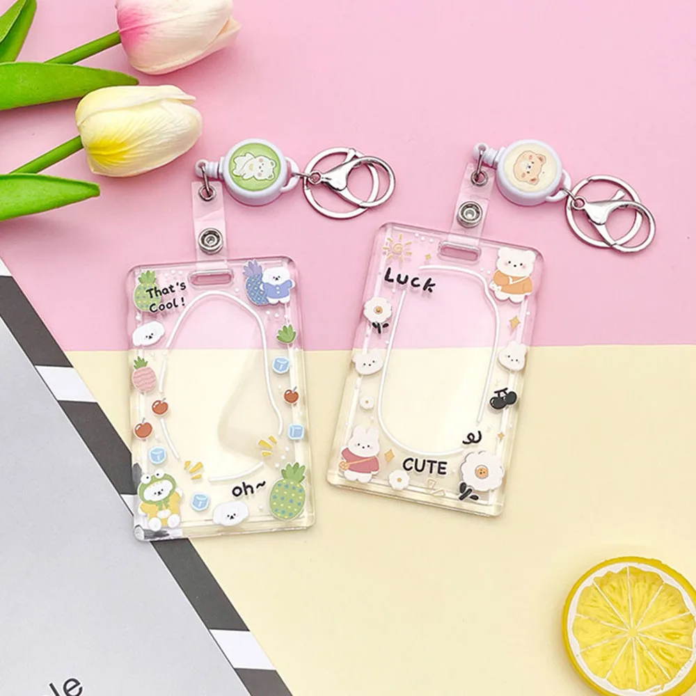 Original Design Cloud Shape Photo Card Holder Idol Photo Protective Case Photocard Holder Kawaii Stationery