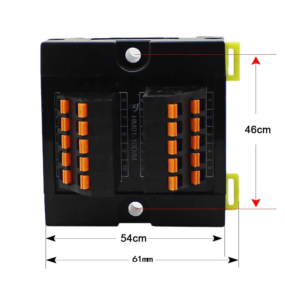 Din Rail Spring Terminal block Expansion Module Power Supply Common Terminal Branch Terminal Block