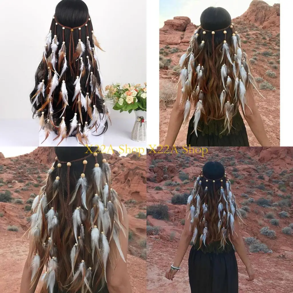 

Unique Women Tassels Boho Headband Exquisite Headband Head Chain Versatile Hair Extensions for Vacation Beach Parties