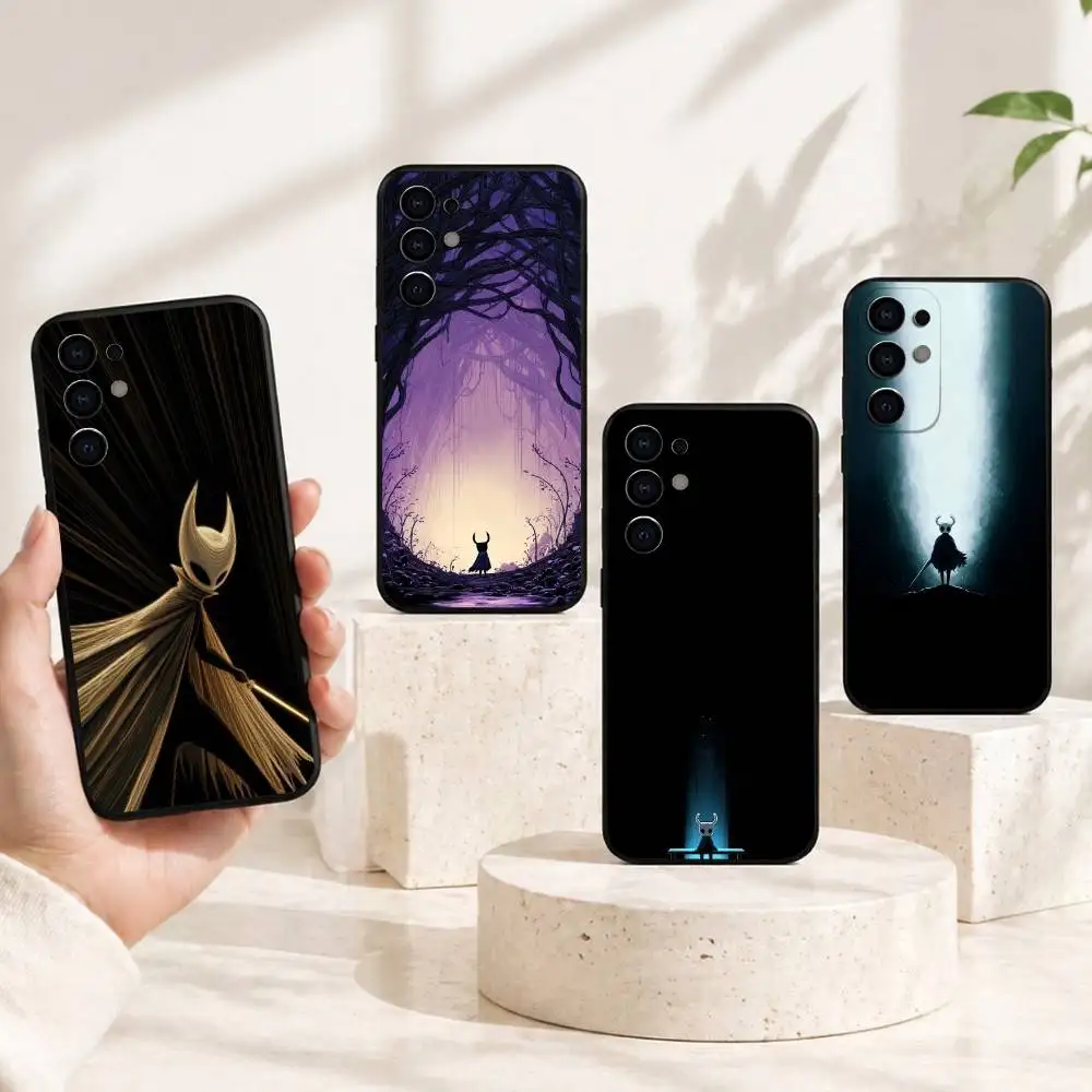 G-Game H-Hollow K-Knight Phone Case For Samsung S25,S24,S21,S22,S23,S30,Ultra,S20,Plus,Fe,Soft Silicone Black Cover