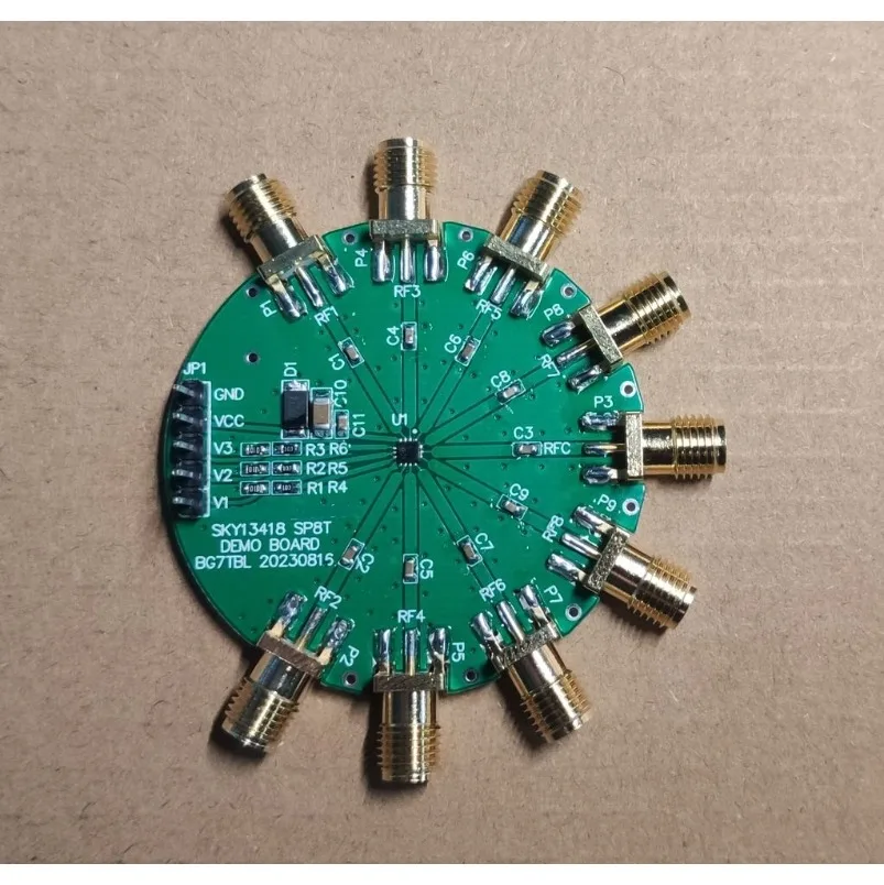 scheda-di-test-per-interruttore-rf-sky13418-sp8t-modulo-a-microonde-01g~6g