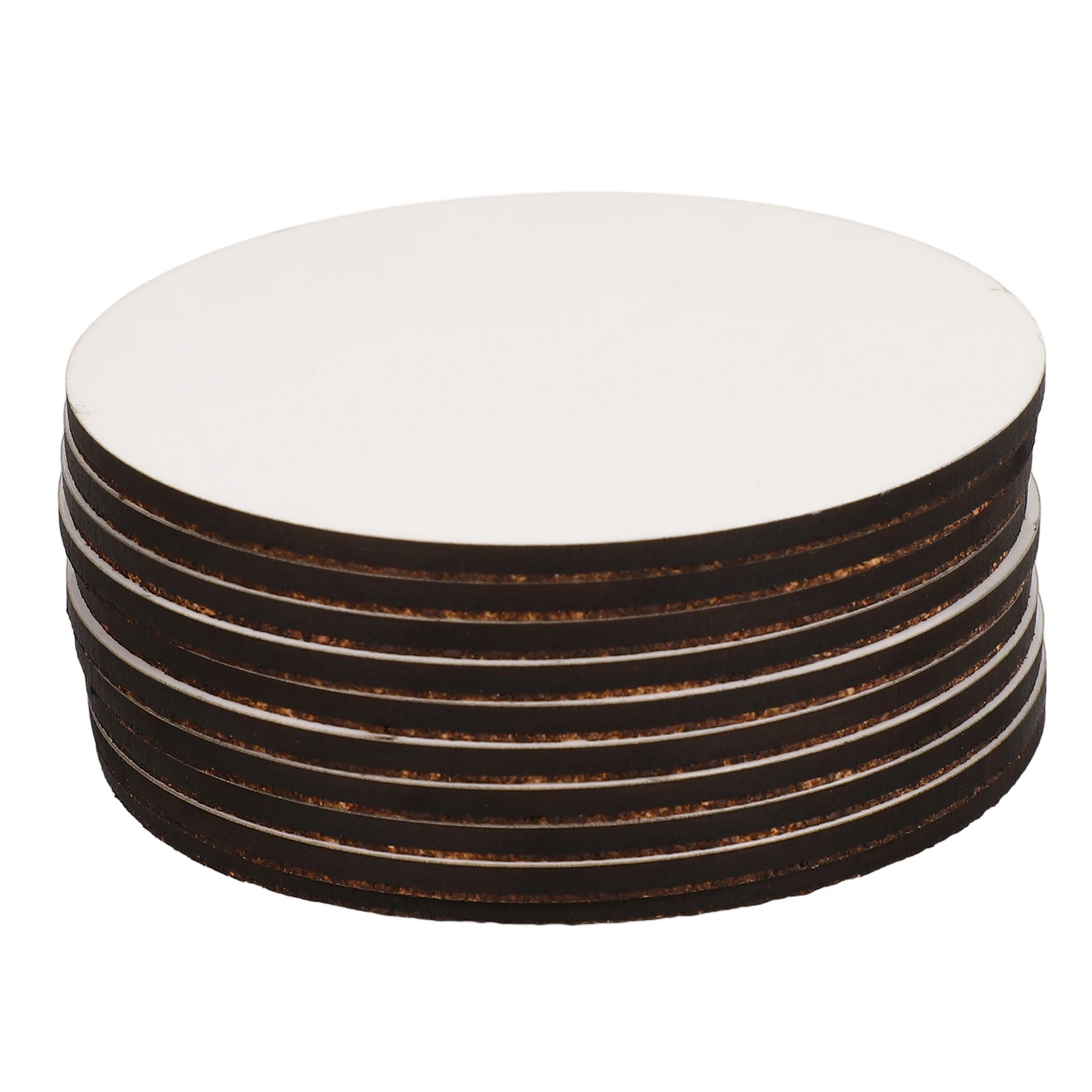 

10 Pcs Wooden Board Painting Supplies Cup Coaster Roller Coasters Bulk Sublimation Blanks Small Heat