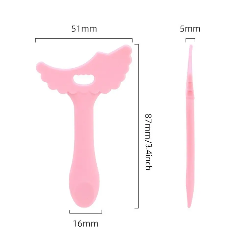 Plantilla de Delineador de Ojos de máscara deflectora con pinceles para pestañas, plantilla moldeadora de sombra de ojos de gusano de seda tumbado, asistente de plantillas para moldear cejas perezosas