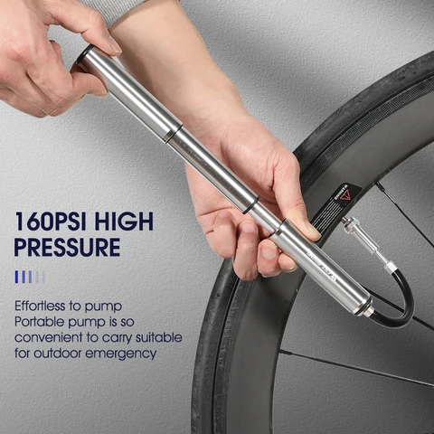 Портативный насос West Biking 160PSI для велосипедов — внешний вид товара