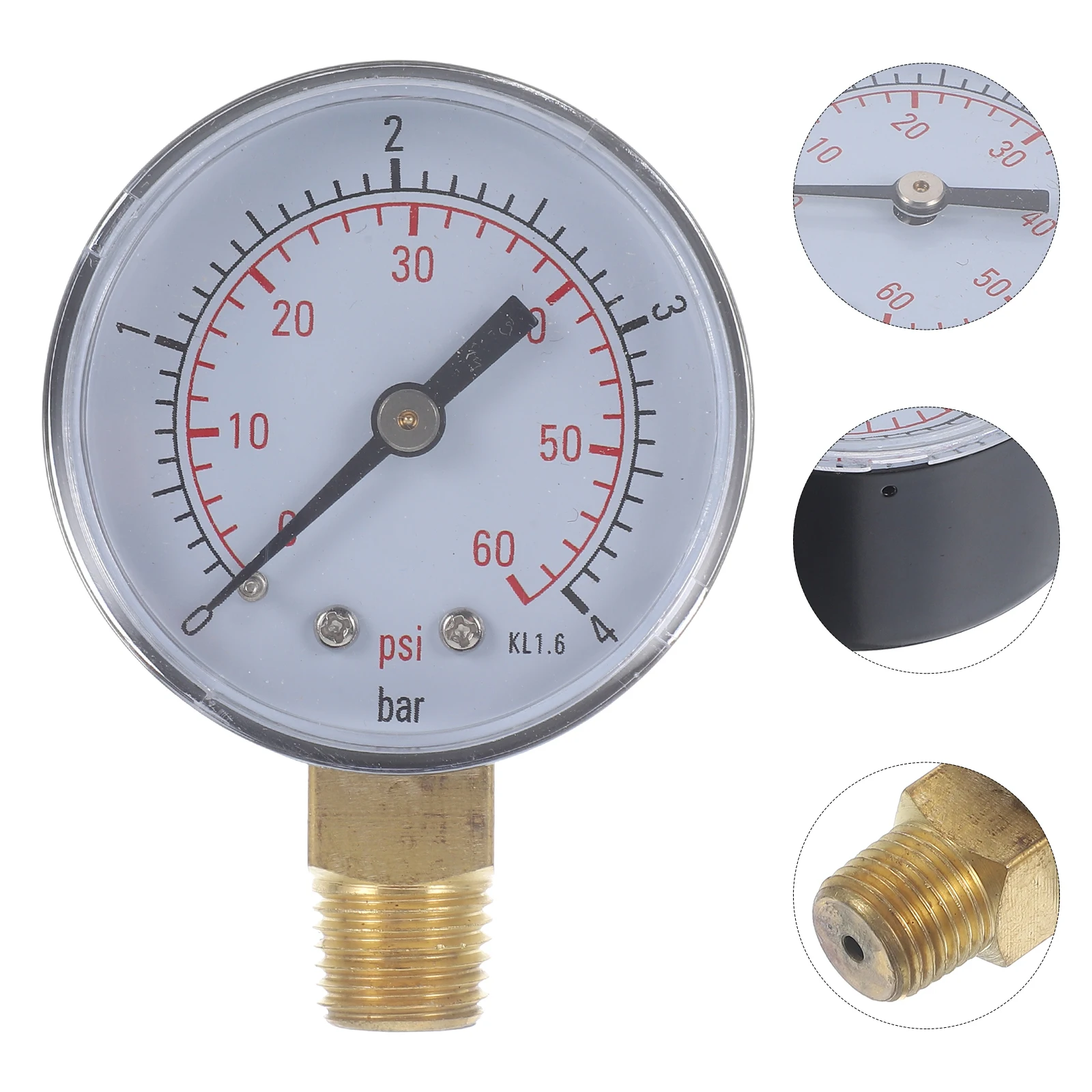

Pressure Gauge Oil Gas NPT Mini Size Portable Pressure Measurement Tool