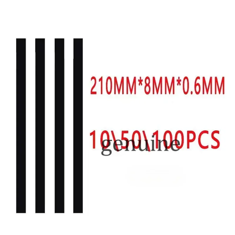 10·20·50·100·200PCS NEW Version Black Pull Tabs Stretch Release Adhesive Strips for LCD Screen with Handle without Tabs