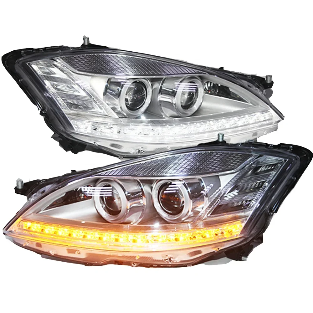 

Airow2005-2009 Year LED Headlight Chrome Housing LF For Mercedes W221 S350 S500 S600