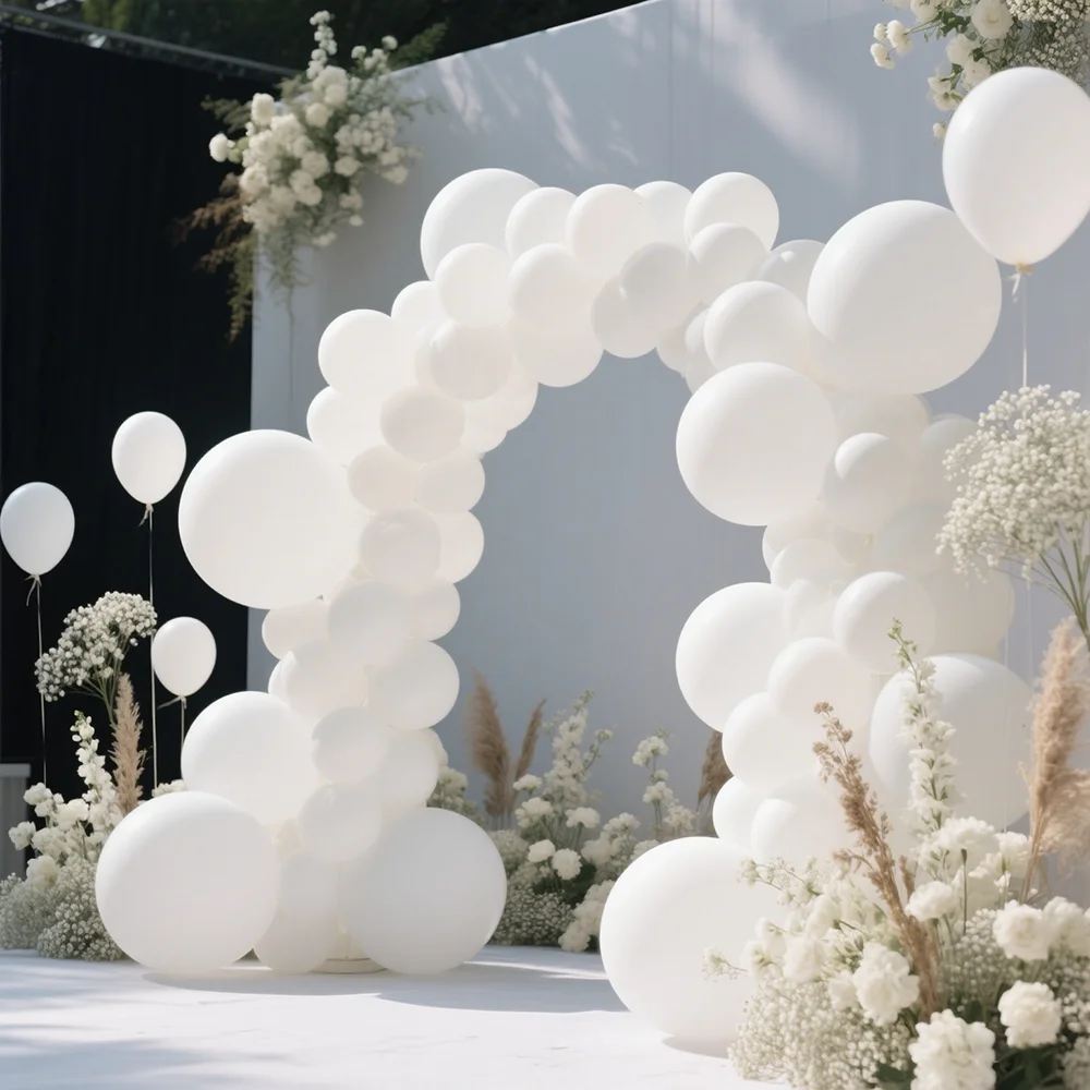 Weißer Ballonbogen, DIY, Hochzeit, alles Gute zum Geburtstag, Party, Jahrestag, Brautgeschenk, Party, Weihnachten, Ruhestand, Vorschlag, Dekoration, Balon