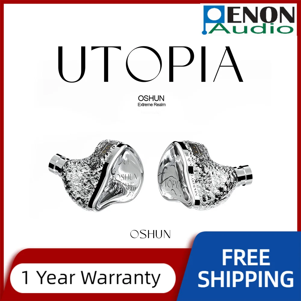

EarAcoustic Oshun Utopia LTD Dual-cavity Tesla Magnetic Dynamic Driver 2pin 0.78mm HiFi Audiophile In-ear Earphone IEMs