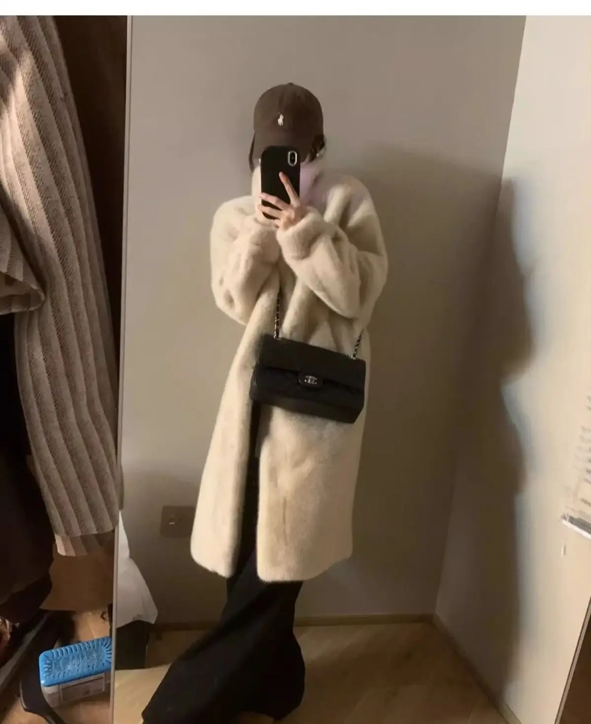 Casacos de jaqueta de pele sintética para meninas, casacos femininos puros inchados para noiva, mãe chique, macio, sedoso, cintura alta, algodão, acolchoado, aconchegante, confortável, cinched