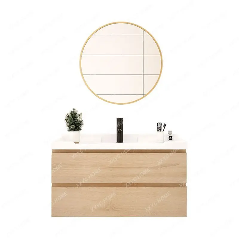 

Nordic Bathroom Cabinet Combination Wash Basin Bathroom Wash Washstand Small Apartment Bathroom Ceramic Whole Washbin Toilet